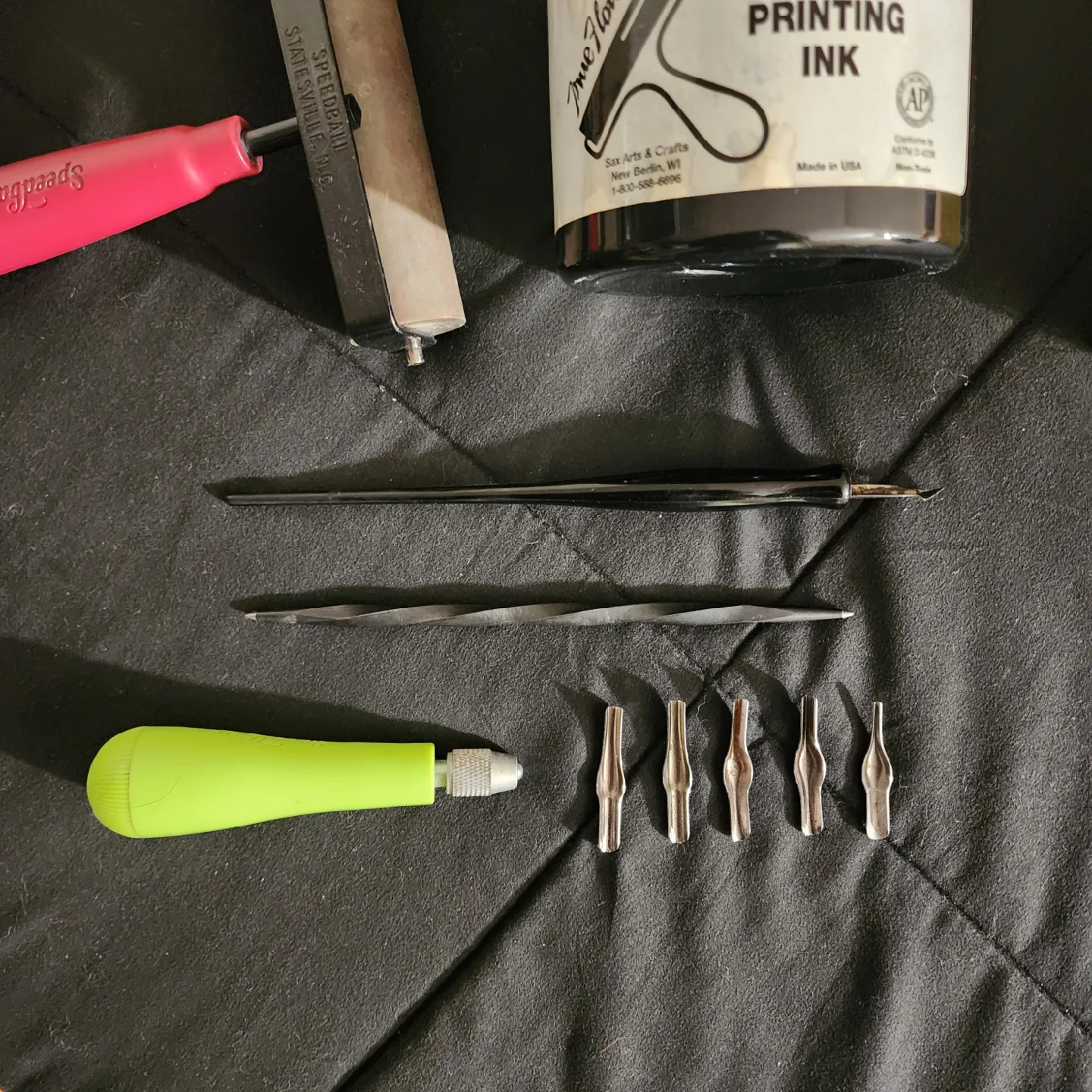 Art Supplies: Ink, Paint, Pencils, Transfer Paper image indicator(8)