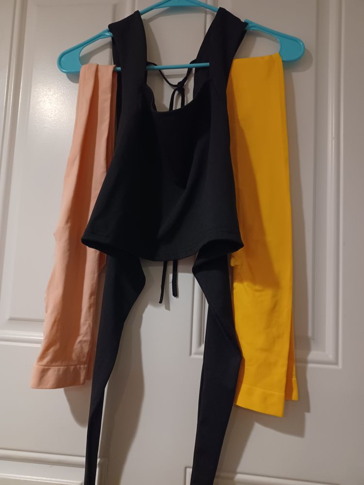 Black Top and Two Pairs of Pants