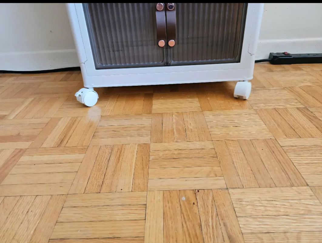 White Stackable Storage Cabinet image indicator(6)