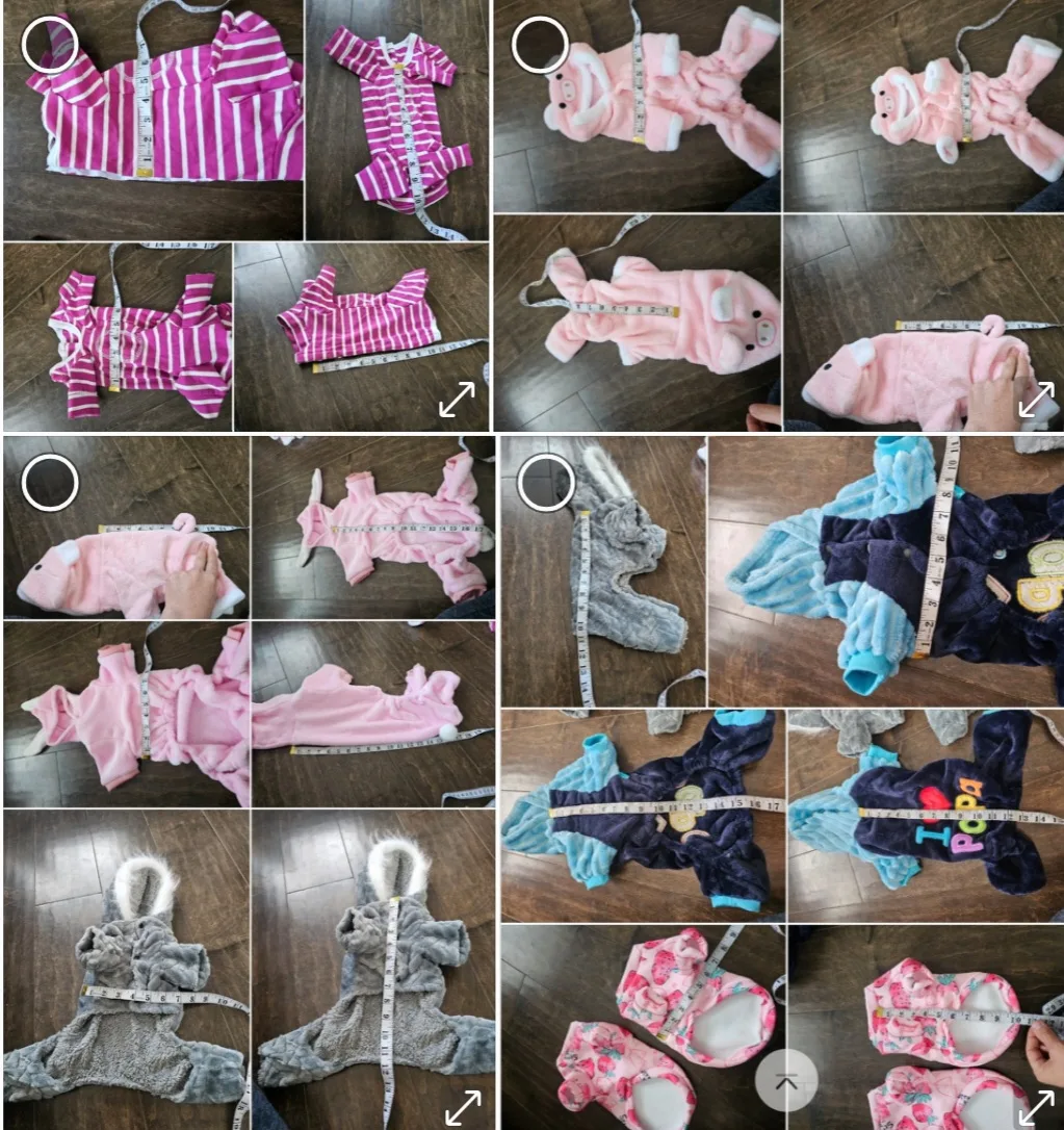 Assorted Dog Clothes - Small Sizes (New never used)each $15 image indicator(10)