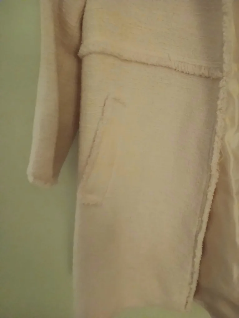 Zara Woman Pink Tweed Jacket - Size XL image indicator(3)