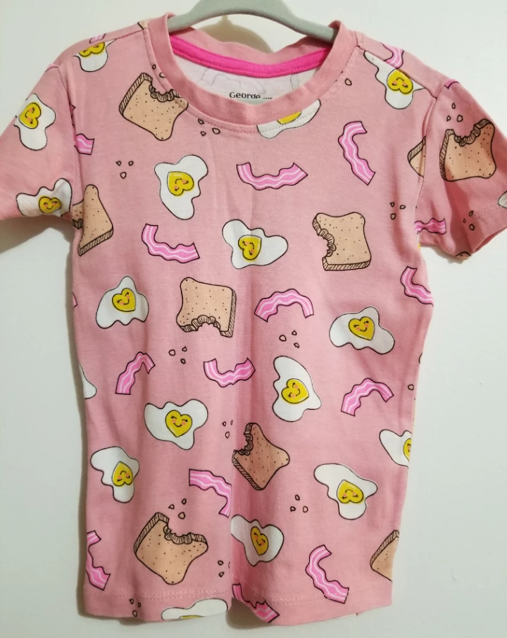 George Breakfast Pajama Set - Size XS (4-5)