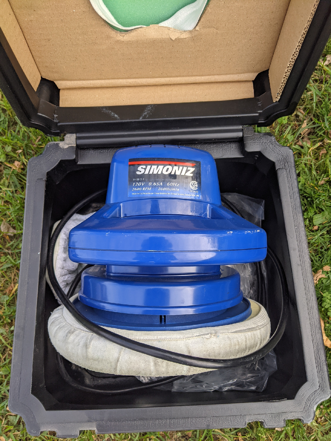 Simoniz 39-9019-4 Car Buffer/Polisher - Like New! - photo 2