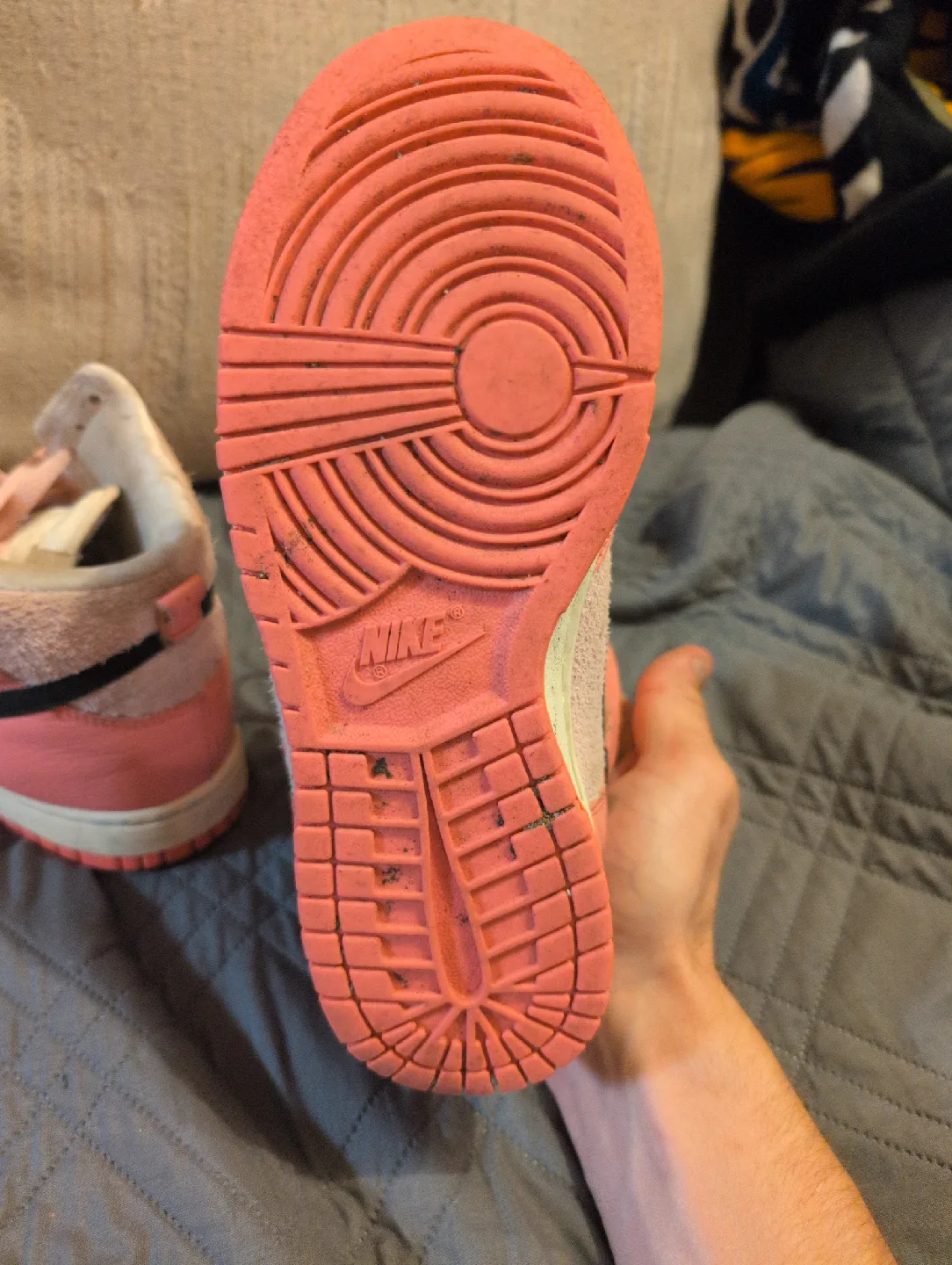 Nike Dunk High Pink/Black Shoes image indicator(5)