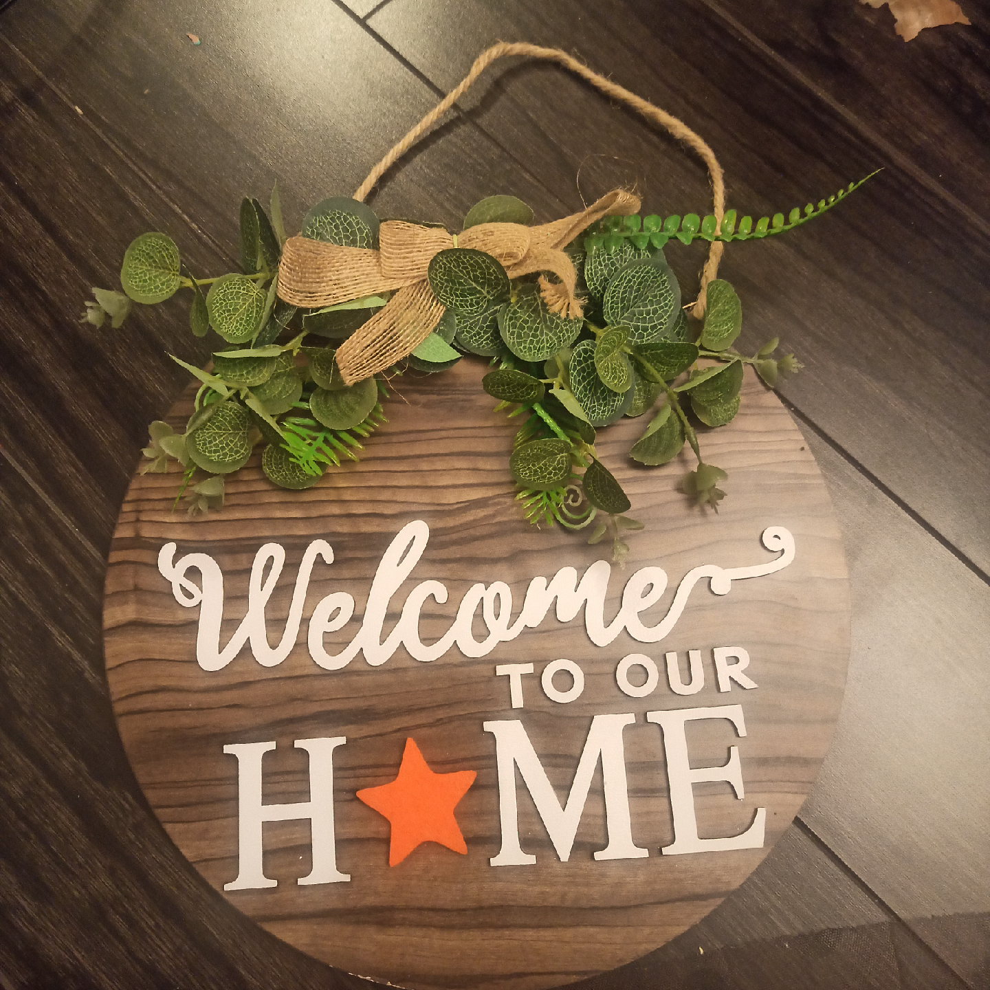 Welcome to Our Home Wood Sign - photo 2