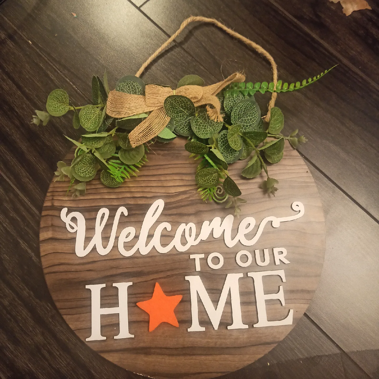 Welcome to Our Home Wood Sign image indicator(2)