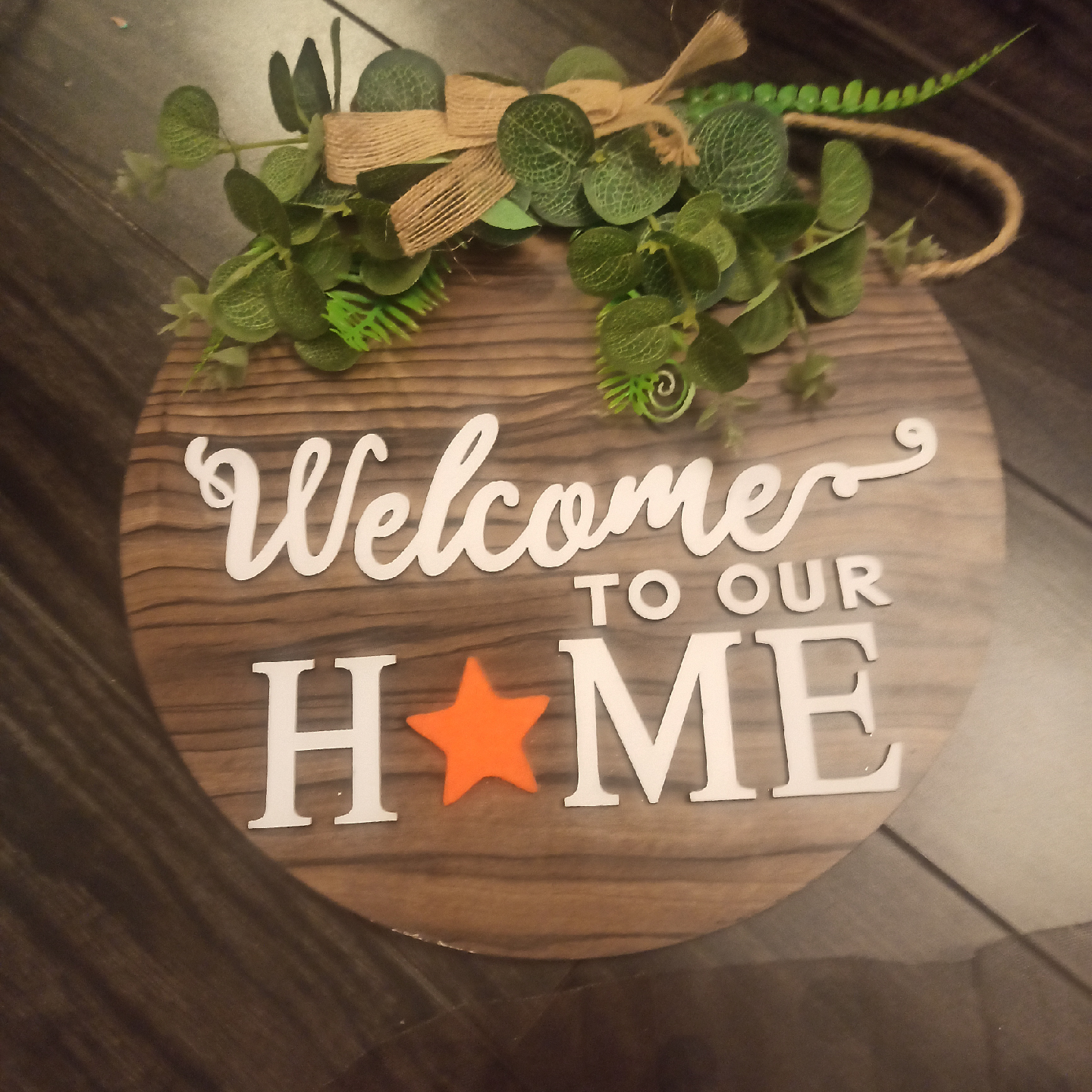 Welcome to Our Home Wood Sign - photo 5