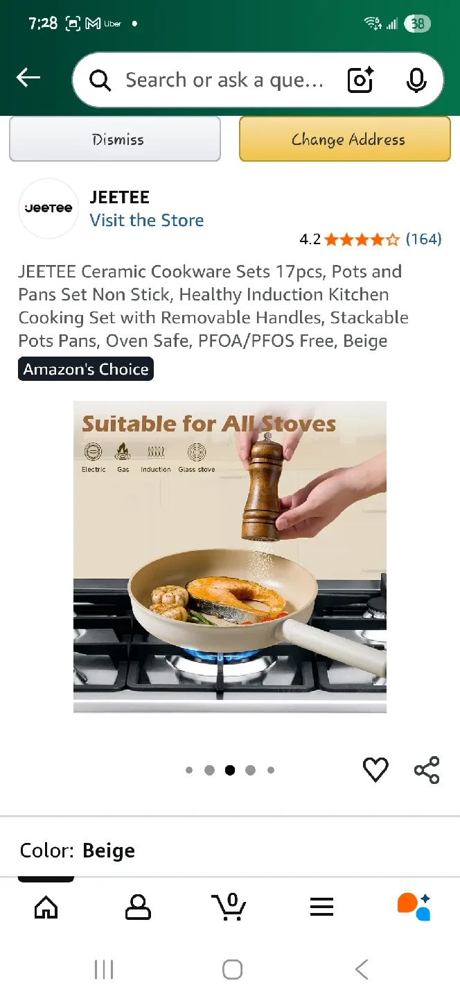 Ceramic Cookware Sets 17pcs, image indicator(6)