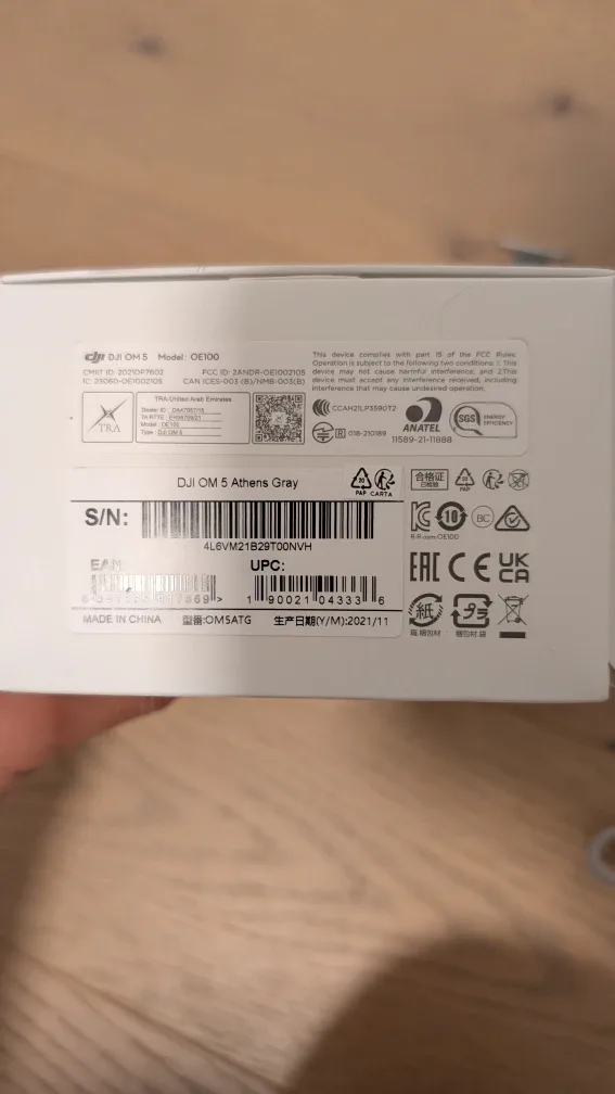 DJI OM 5 Athens Gray Smartphone Stabilizer - Like New! image indicator(3)