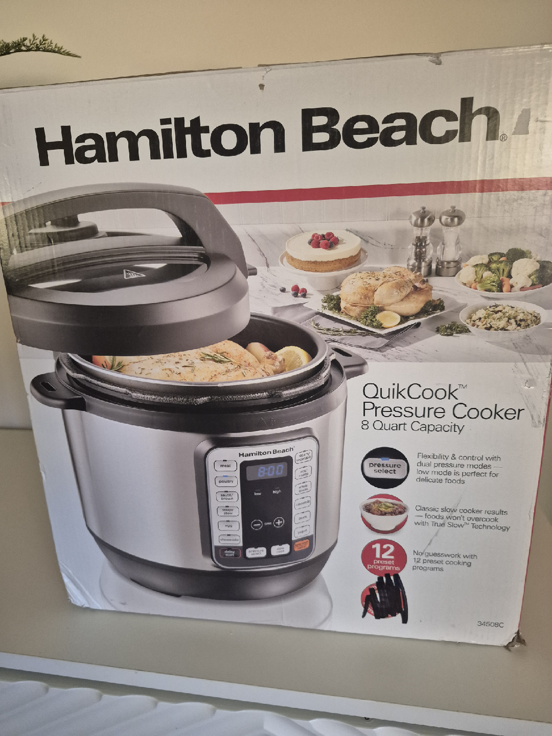 Hamilton Beach QuikCook 8 Quart Pressure Cooker - photo 3