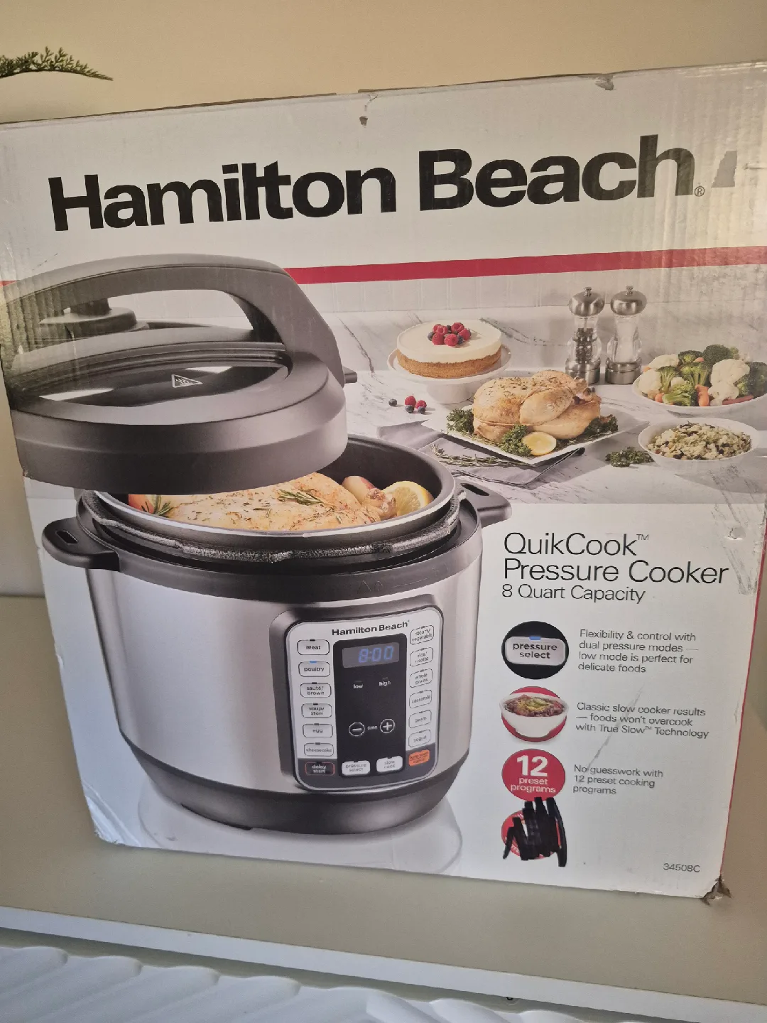 Hamilton Beach QuikCook 8 Quart Pressure Cooker image indicator(3)