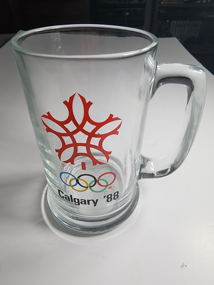 Calgary '88 Olympics Glass Mug