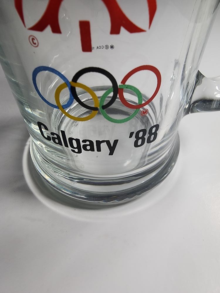 Calgary '88 Olympics Glass Mug - photo 2