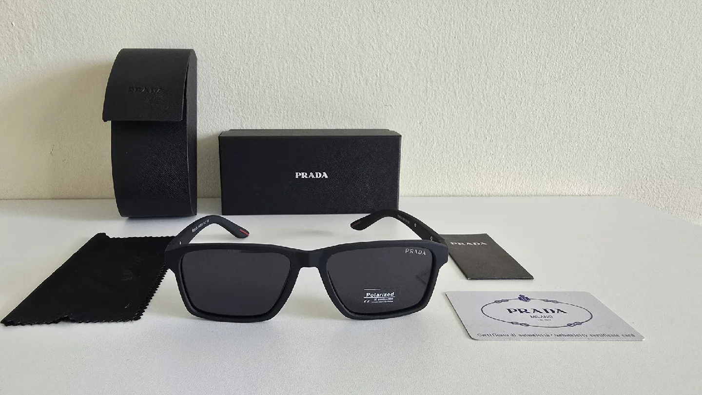 Prada Polarized Sunglasses - Black image indicator(5)