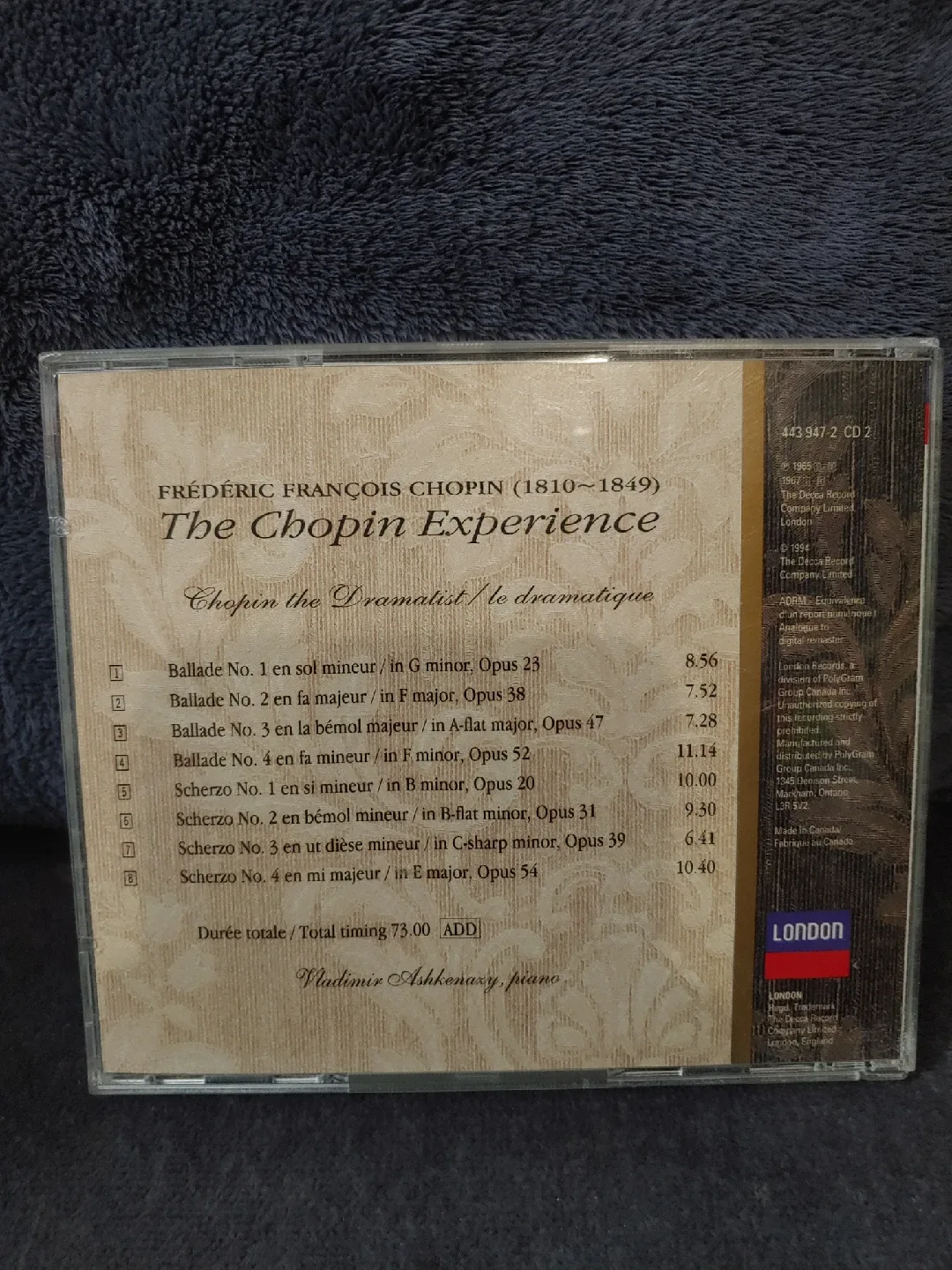 The Chopin Experience CD - Vladimir Ashkenazy image indicator(2)