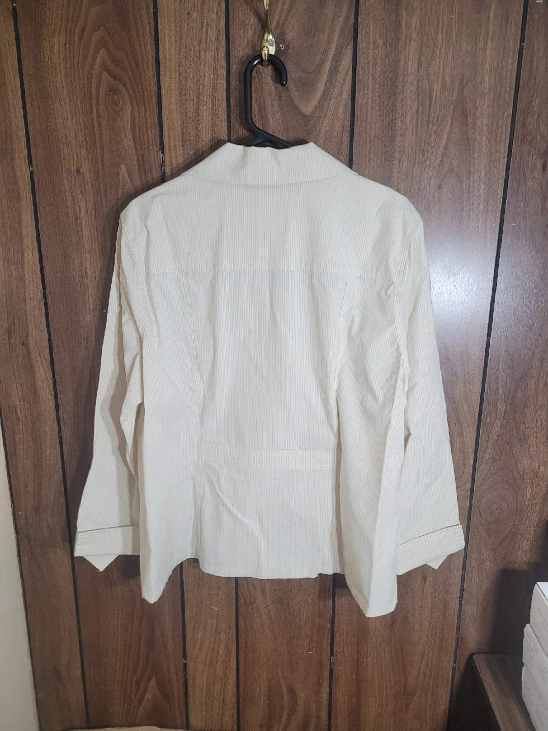 Susan Bristol XL Beige Striped Jacket image indicator(6)