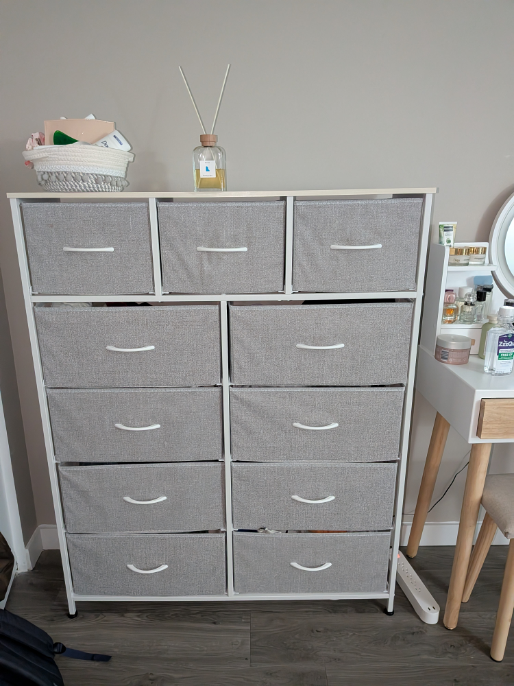 Storage Dresser with Fabric Drawers