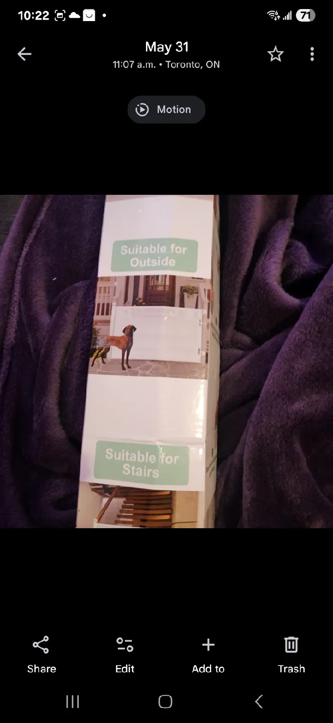 Retractable Safety Gate - 150cm Length thumbnail