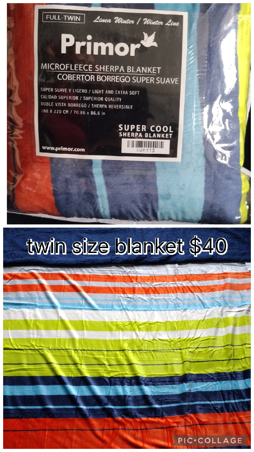 Primor Microfleece Sherpa Blanket - Full/Twin Size