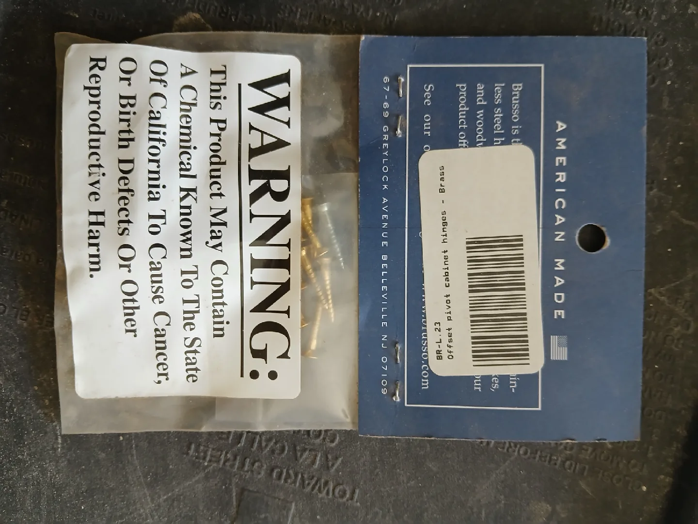 Brusso L-23 Precision Hardware Hinges thumbnail