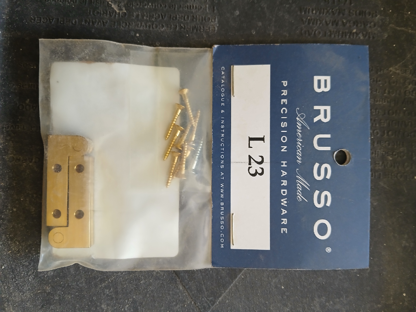 Brusso L-23 Precision Hardware Hinges - photo 2