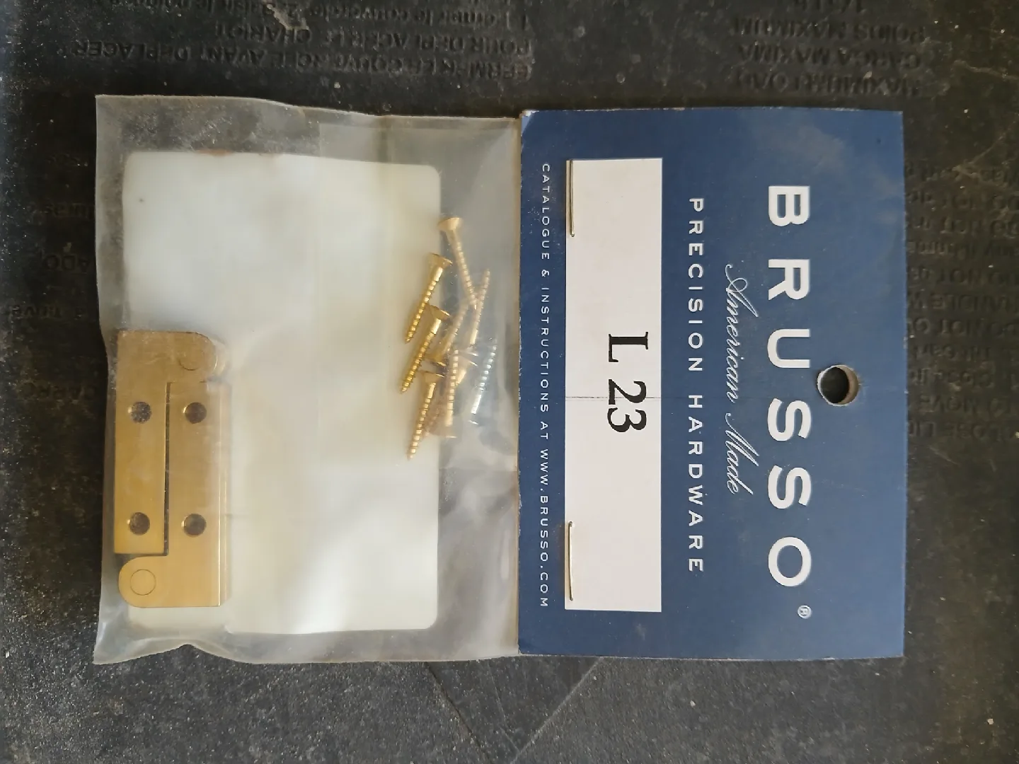Brusso L-23 Precision Hardware Hinges image indicator(2)
