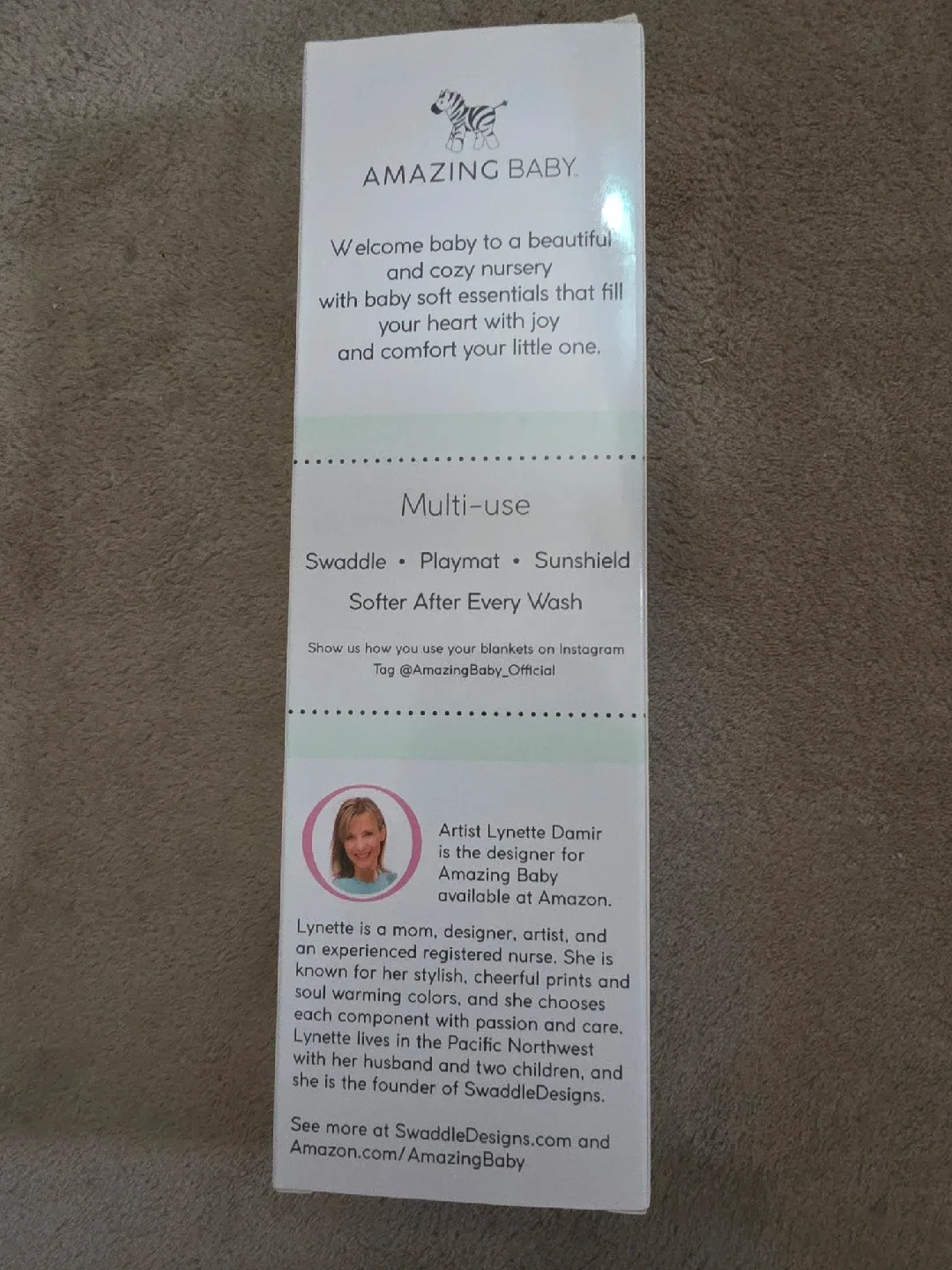 Amazing Baby Newborn Muslin Swaddle Blanket - New image indicator(2)