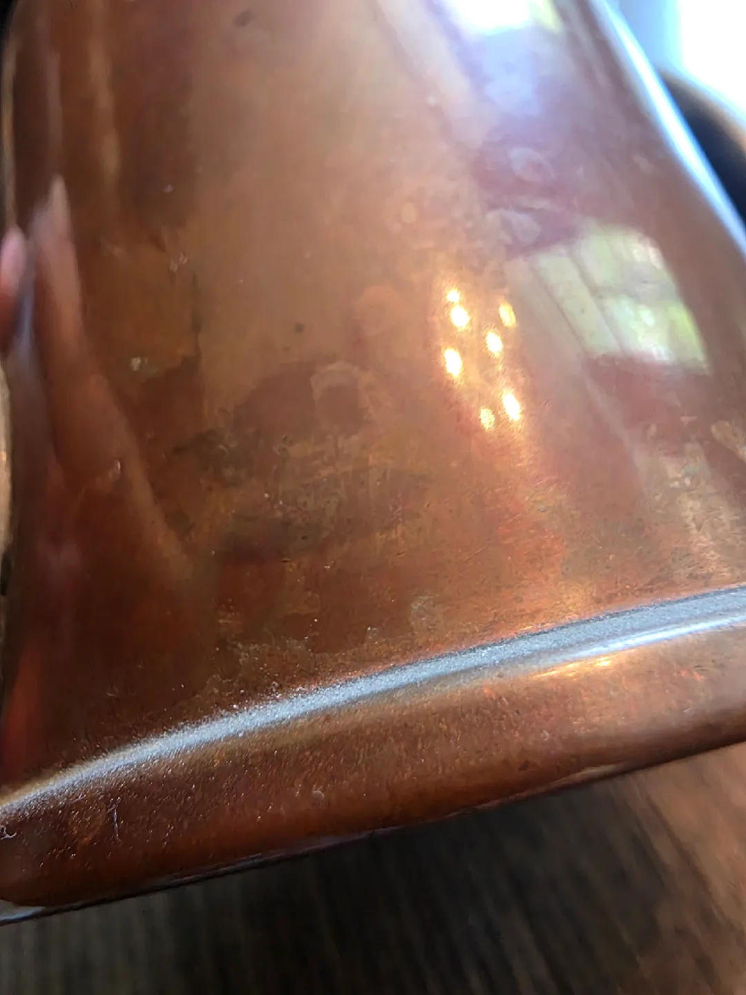 Antique Copper & Silver Teapot image indicator(8)