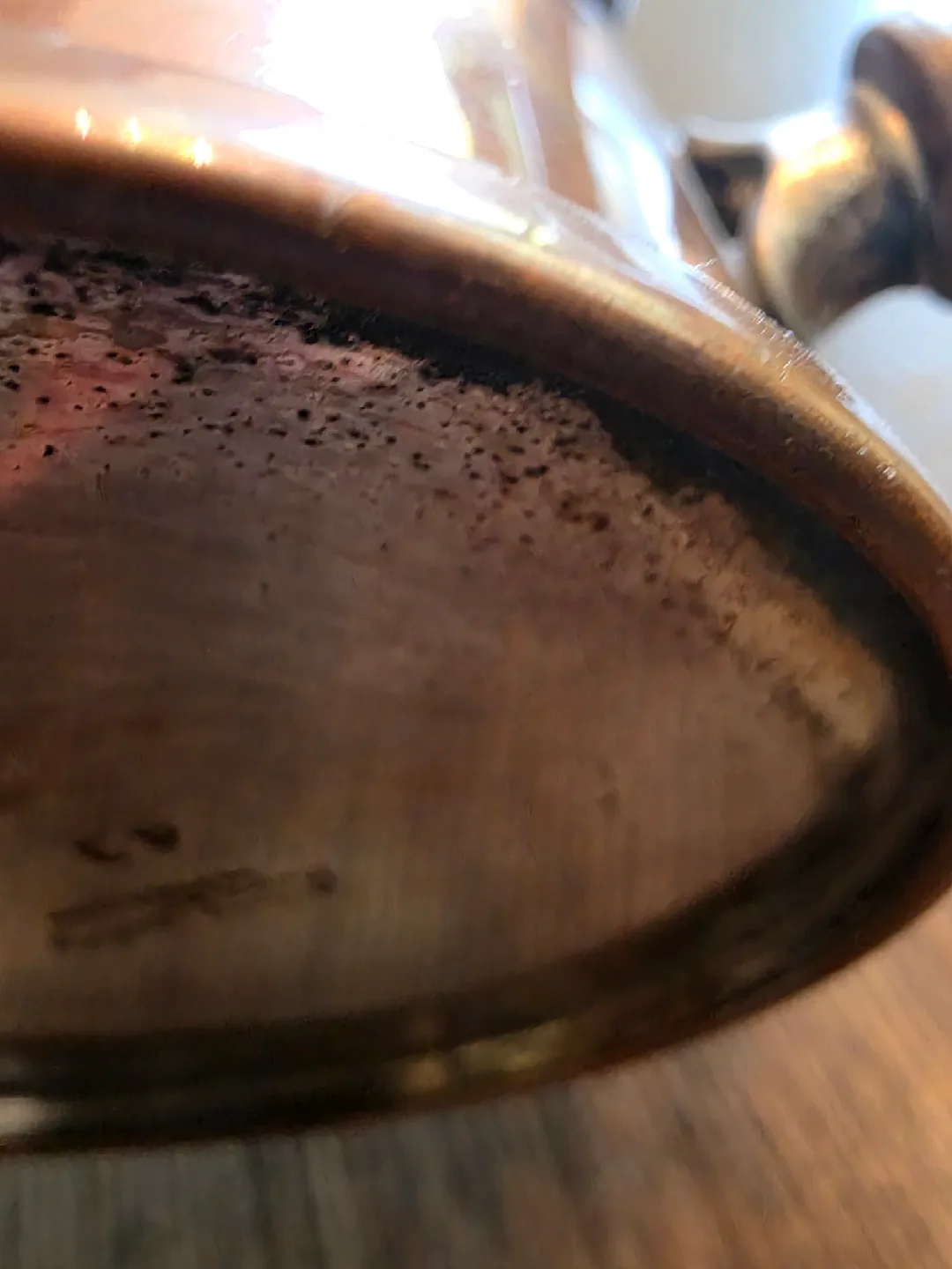 Antique Copper & Silver Teapot image indicator(9)