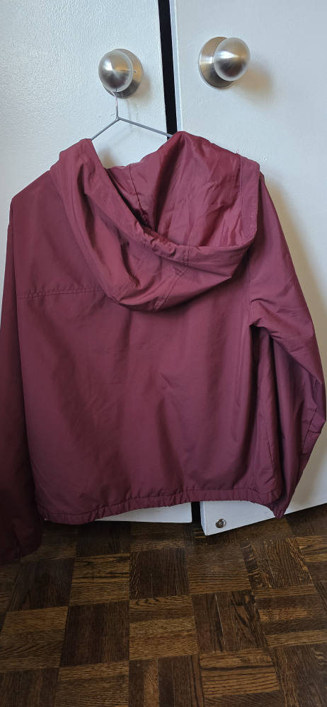 Vans Burgundy Windbreaker Jacket - Size M