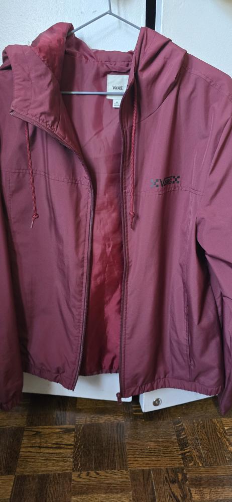 Vans Burgundy Windbreaker Jacket - Size M - photo 2