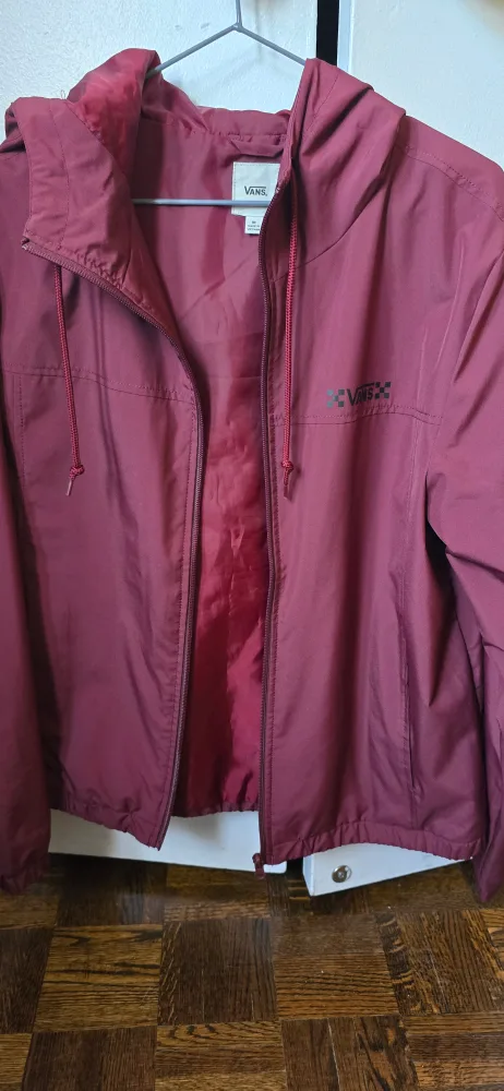 Vans Burgundy Windbreaker Jacket - Size M image indicator(2)
