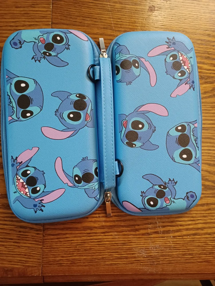 Blue Stitch Nintendo Switch Carrying Case