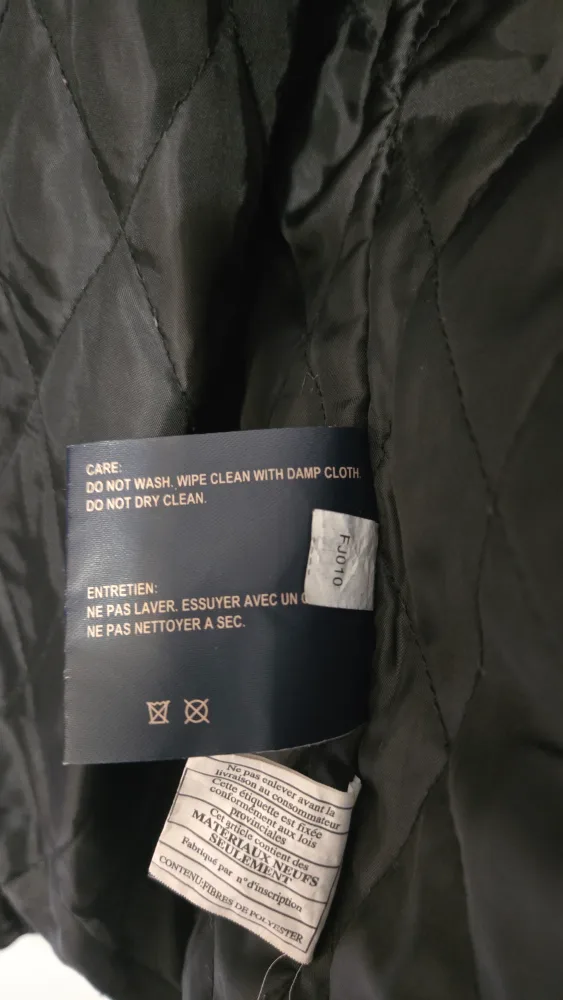 Buffalo David Bitton Black Leather Jacket XL image indicator(6)