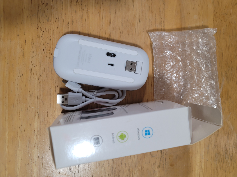 Ratón Inalámbrico Ratón Silencioso Recargable para Ordenador - photo 3