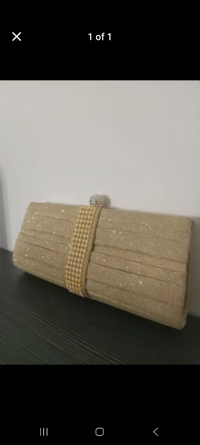 Gold Clutch Purse