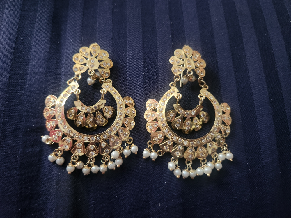 Earrings & Tikka Set, Gold Colour - photo 2