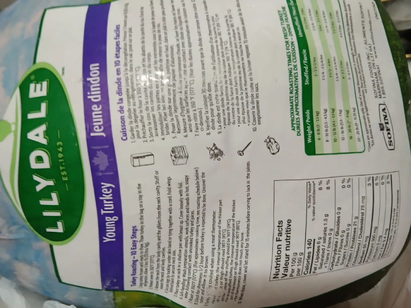 Large turkey,  I think more than 5 kg image indicator(2)