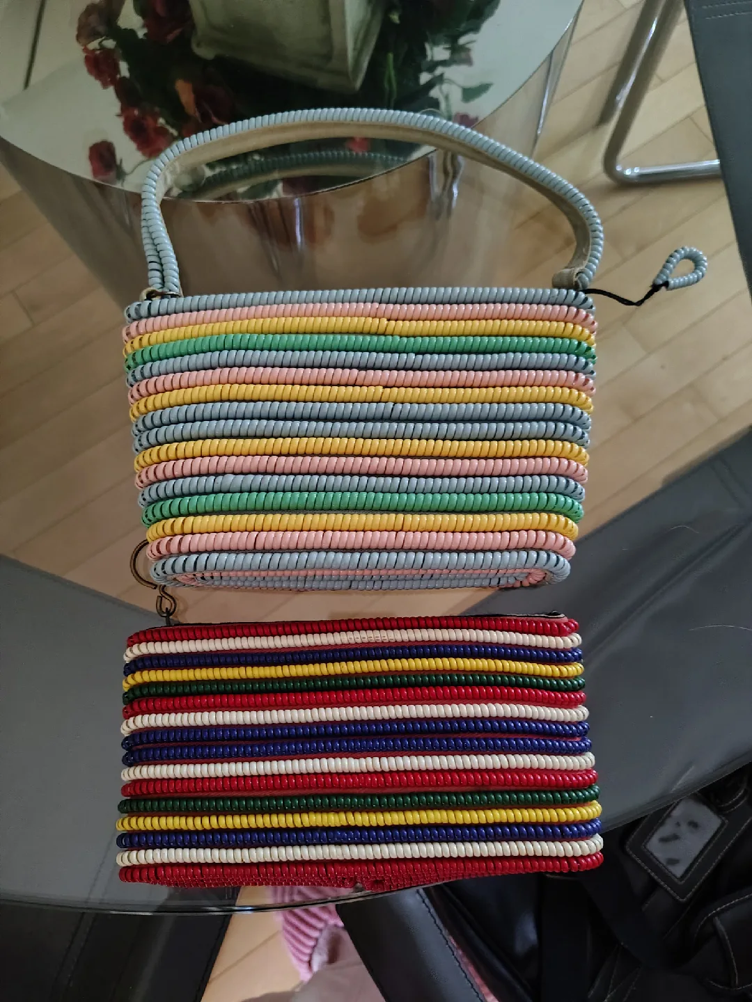 Vintage 1940s - 50s Telephone Cord Bags – Collector’s Pair image indicator(2)