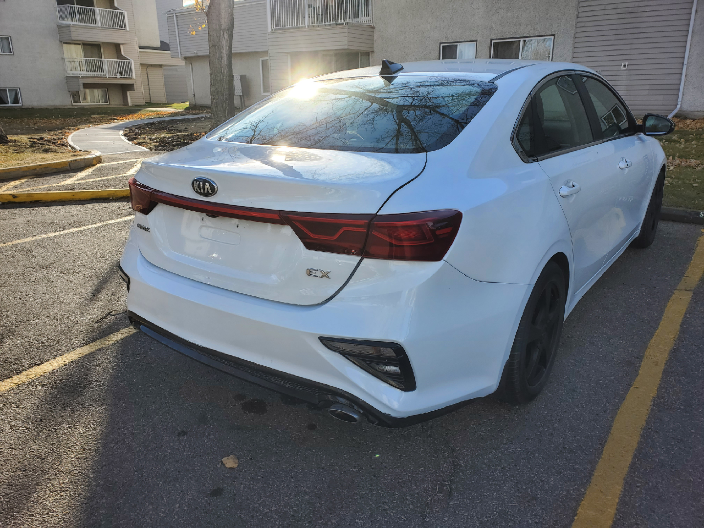 Kia Forte EX - White Sedan - photo 3