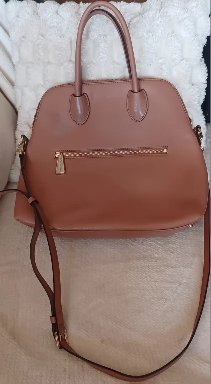 Coccinelle Leather Satchel Bag - Brown thumbnail