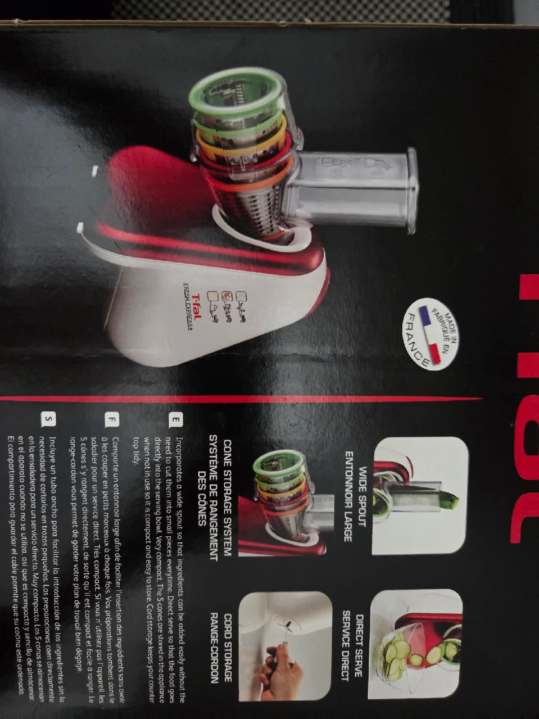 T-fal Fresh Express + Food Slicer/Shredder image indicator(2)