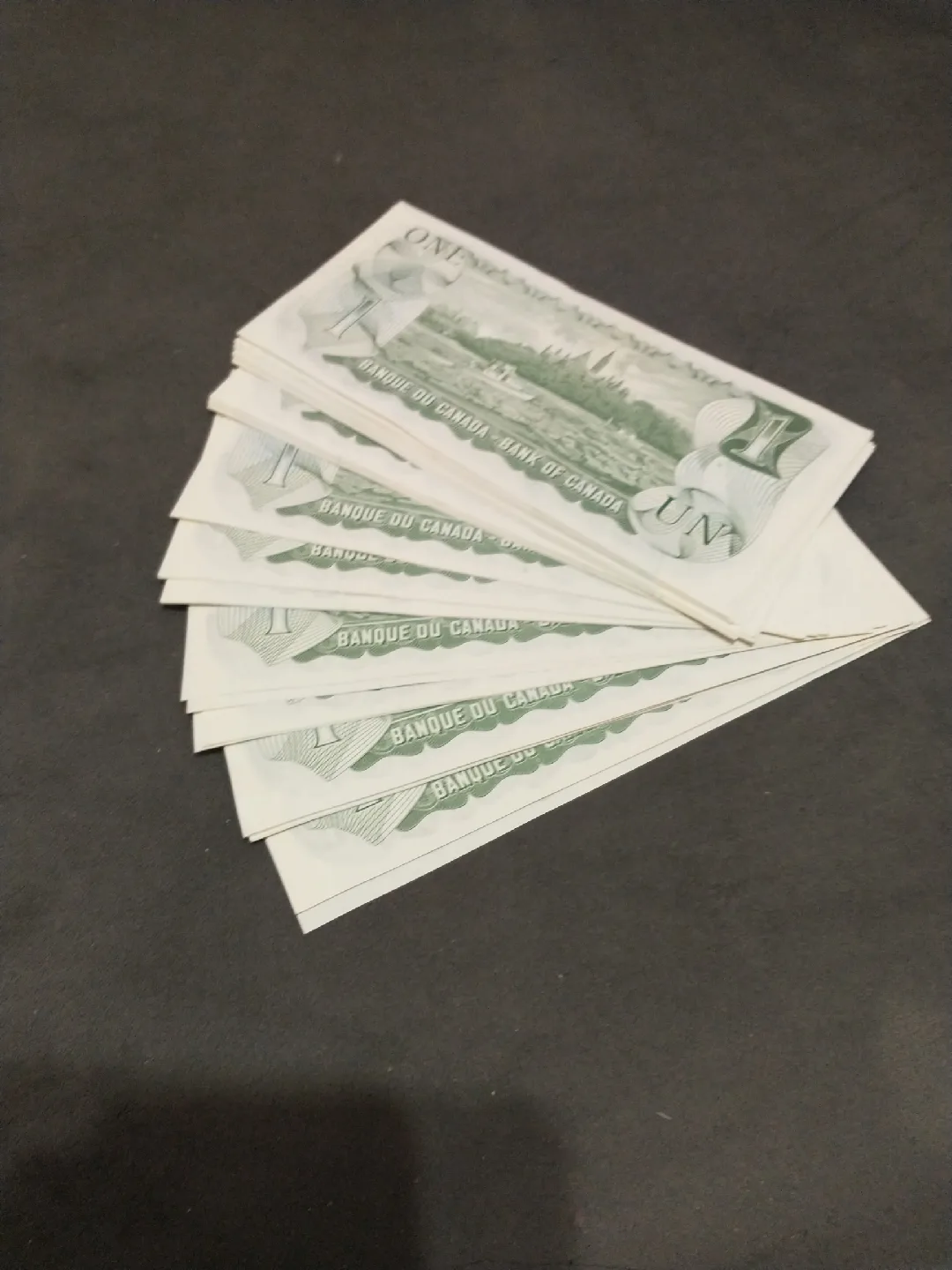 50 - 1973 Canada $1 banknotes consecutive #s ending 8851-8899 image indicator(5)