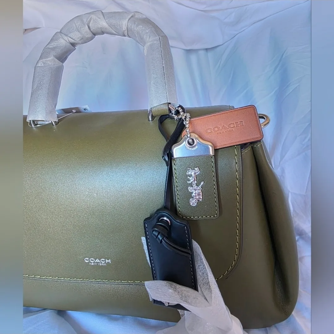 Coach Bag: Slouchy Rogue in Olive - RARE FIND! image indicator(3)