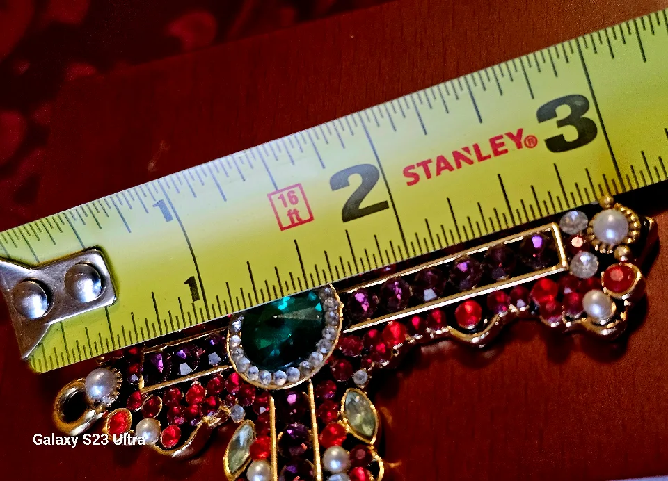 Vintage Jeweled Cross Pendant( museum piece image indicator(7)