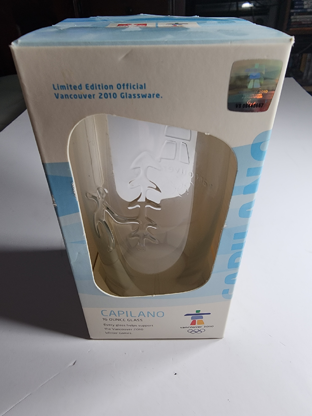 Capilano Vancouver 2010 Olympic 16 oz Glass - photo 2