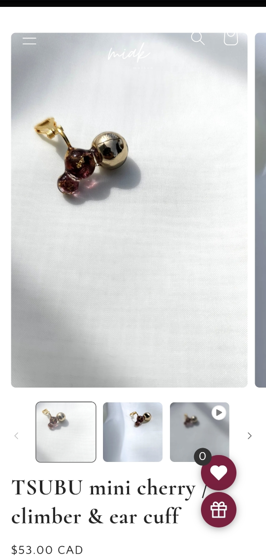 NEW Maison Miak ear climber/ear cuff