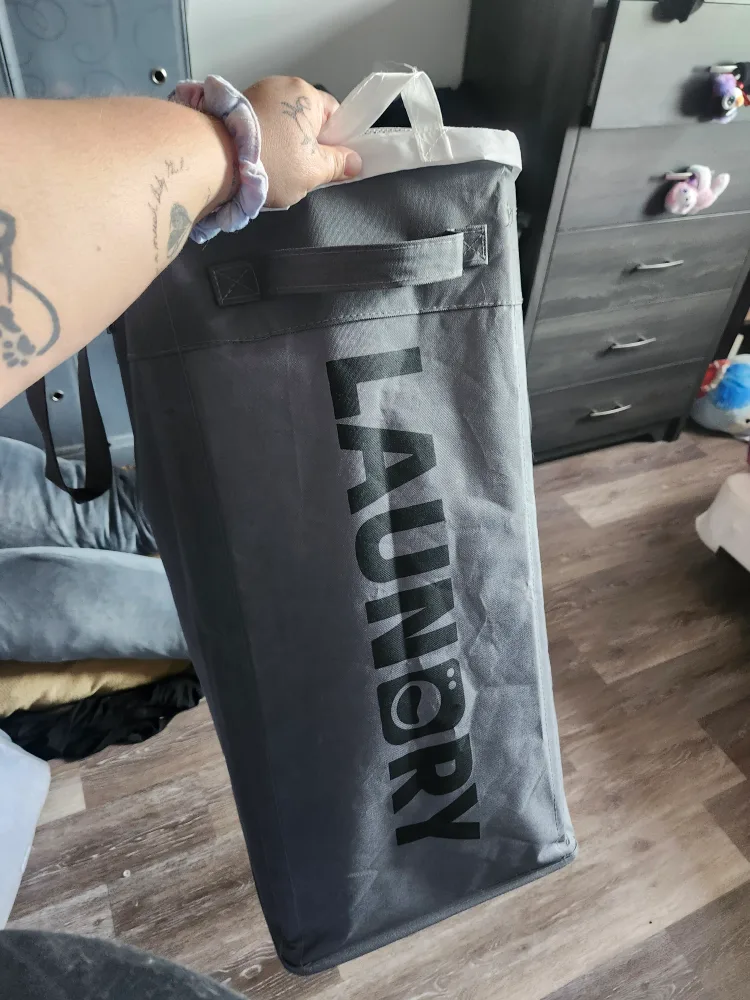 Goodpick 75L Laundry Hamper - Grey image indicator(2)