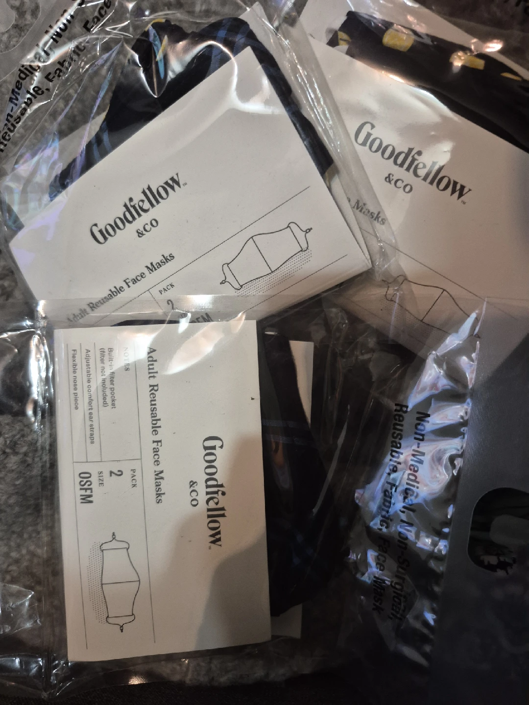 Goodfellow & Co Adult Reusable Face Masks - OSFM