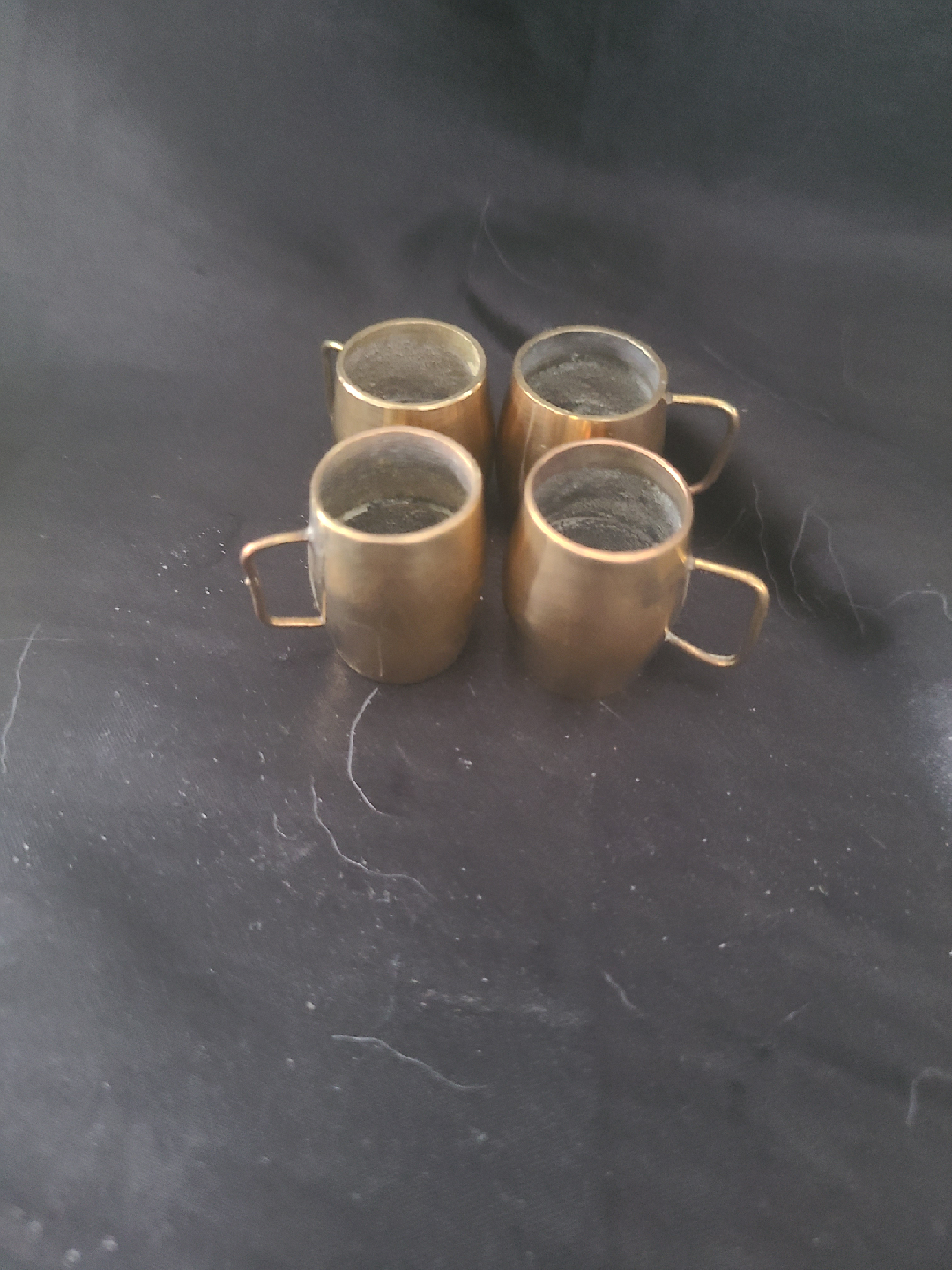 Vintage Brass Tea Set - photo 4